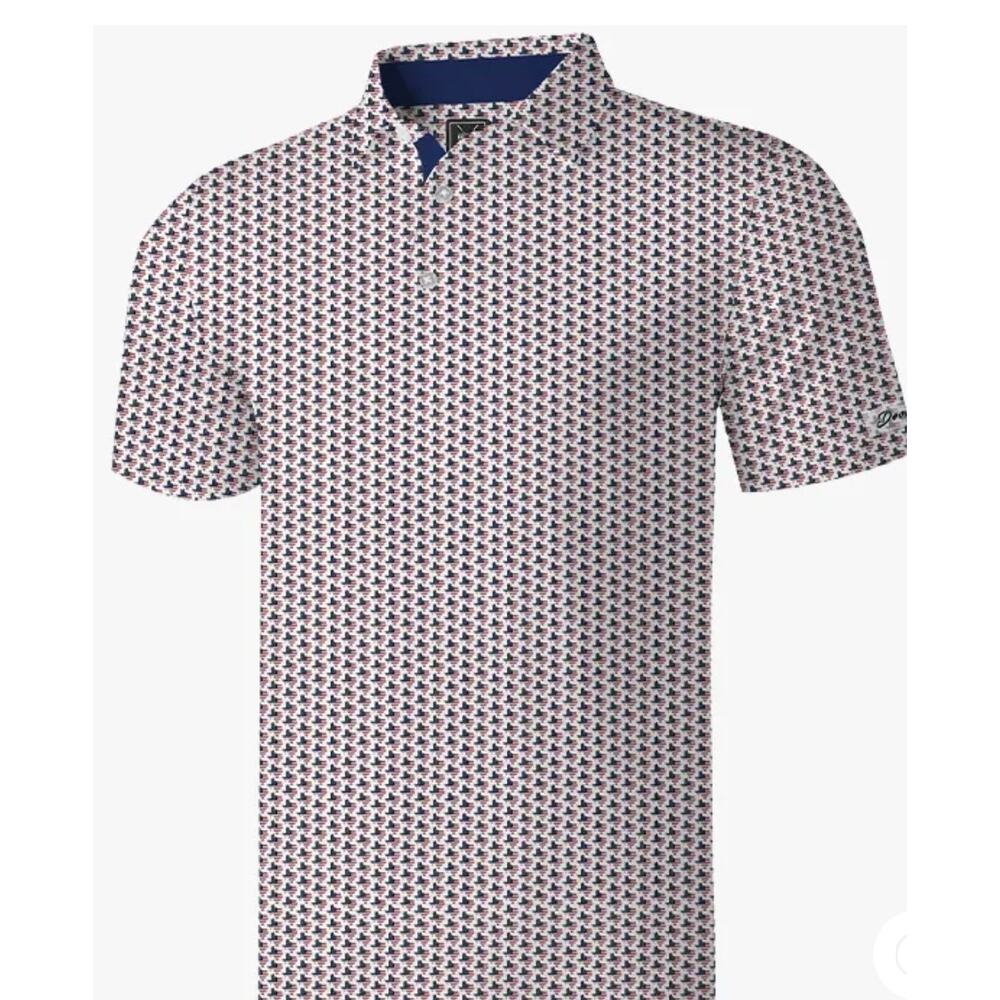 Deolax‎ Men's Texas Polo Golf Shirt, Size Large